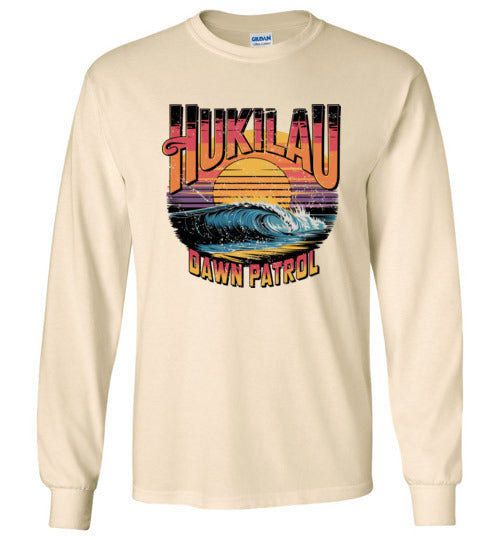 Hukilau Dawn Patrol Vintage Long Sleeve Tee