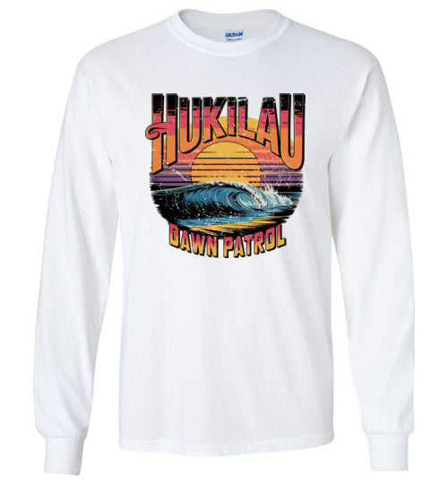 Hukilau Dawn Patrol Vintage Long Sleeve Tee