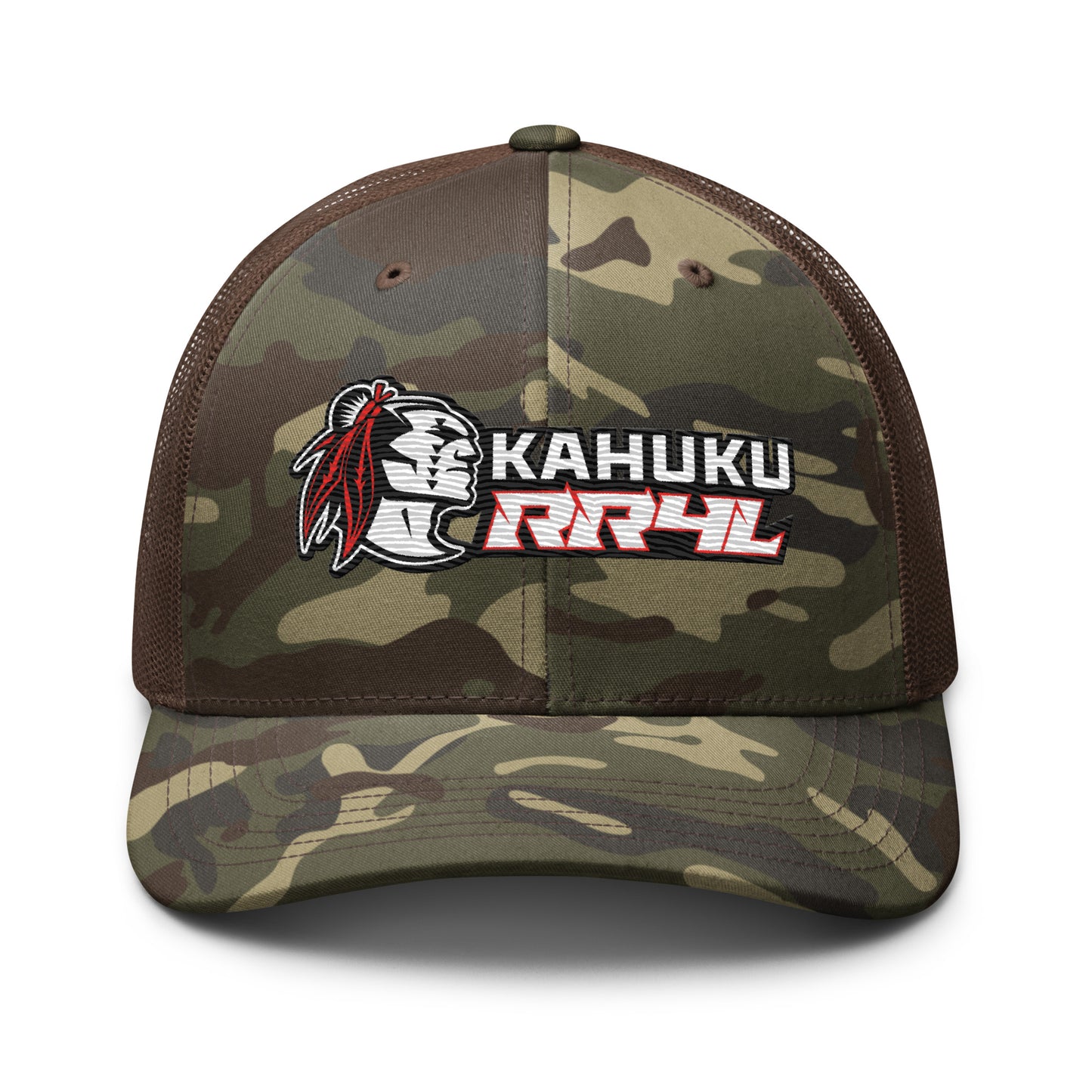 Camouflage trucker hat