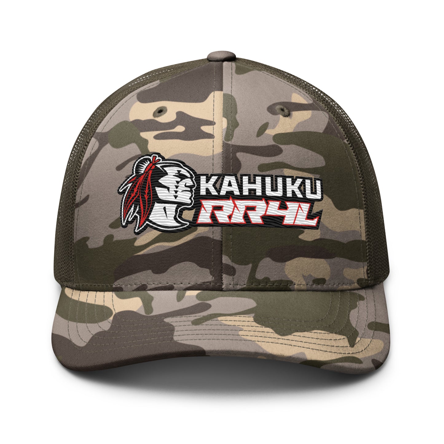 Camouflage trucker hat