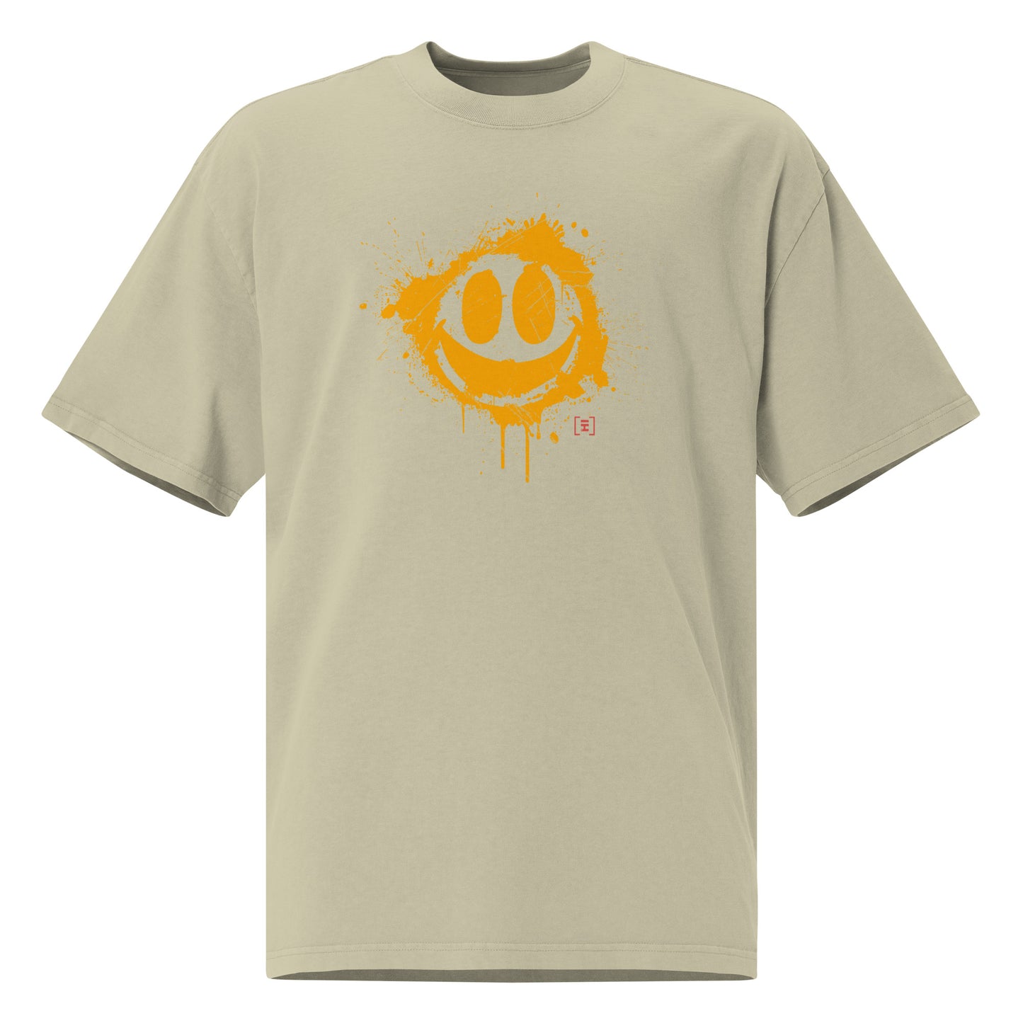 HiTeez Smile Oversized faded t-shirt