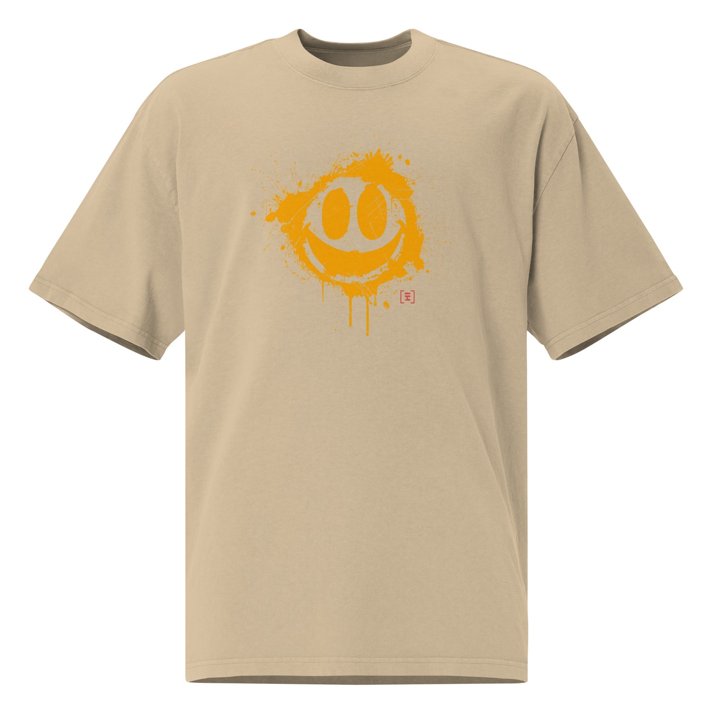 HiTeez Smile Oversized faded t-shirt