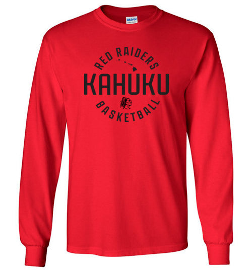 Kahuku Red Raiders Basketball Long Sleeve Tee