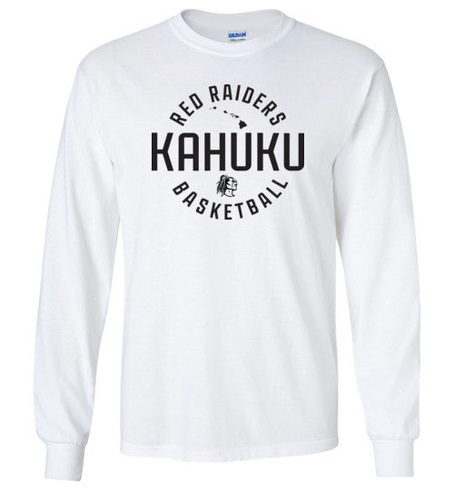 Kahuku Red Raiders Basketball Long Sleeve Tee