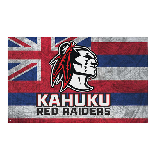 Kahuku Red Raider RR4L Flag