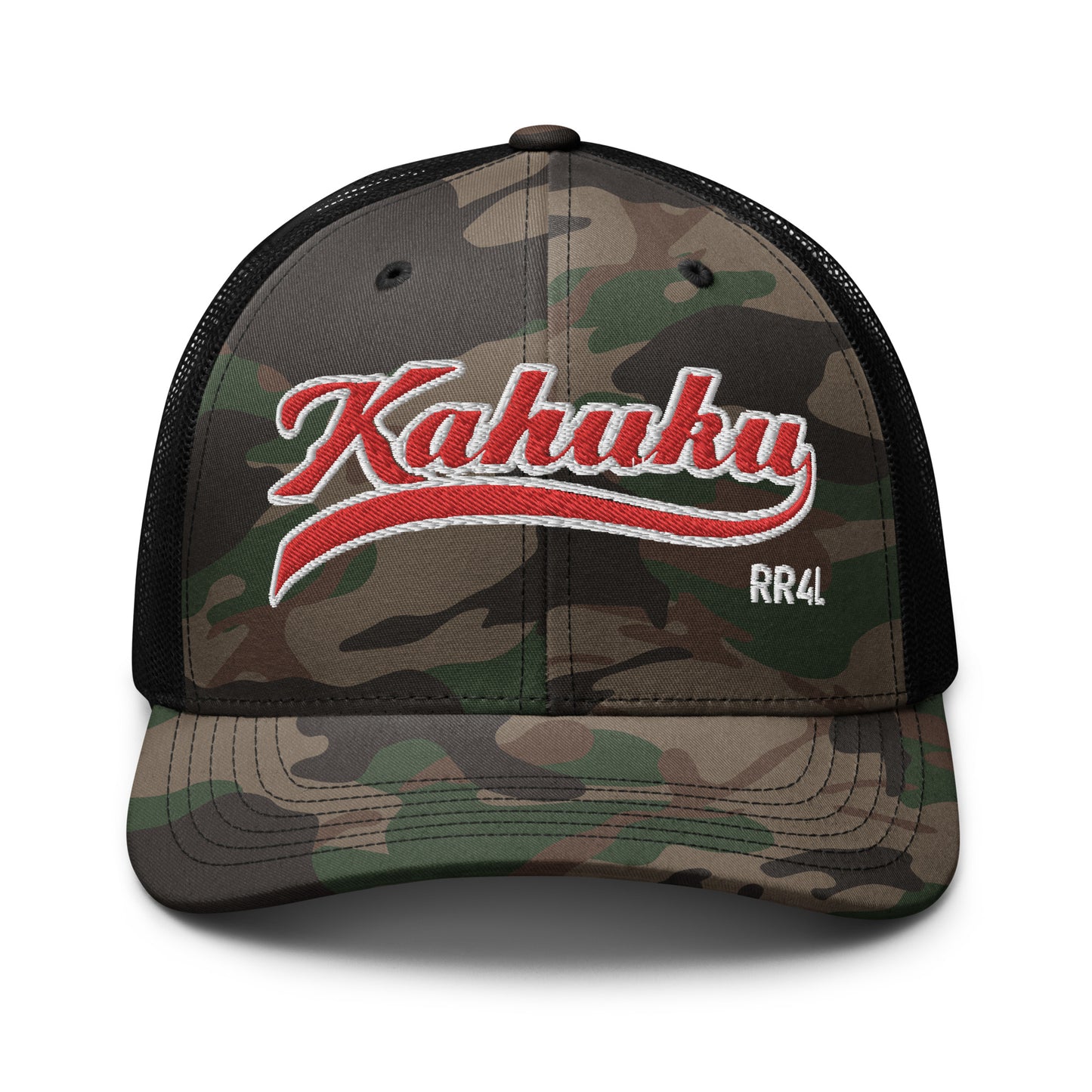 Kahuku Camouflage trucker hat