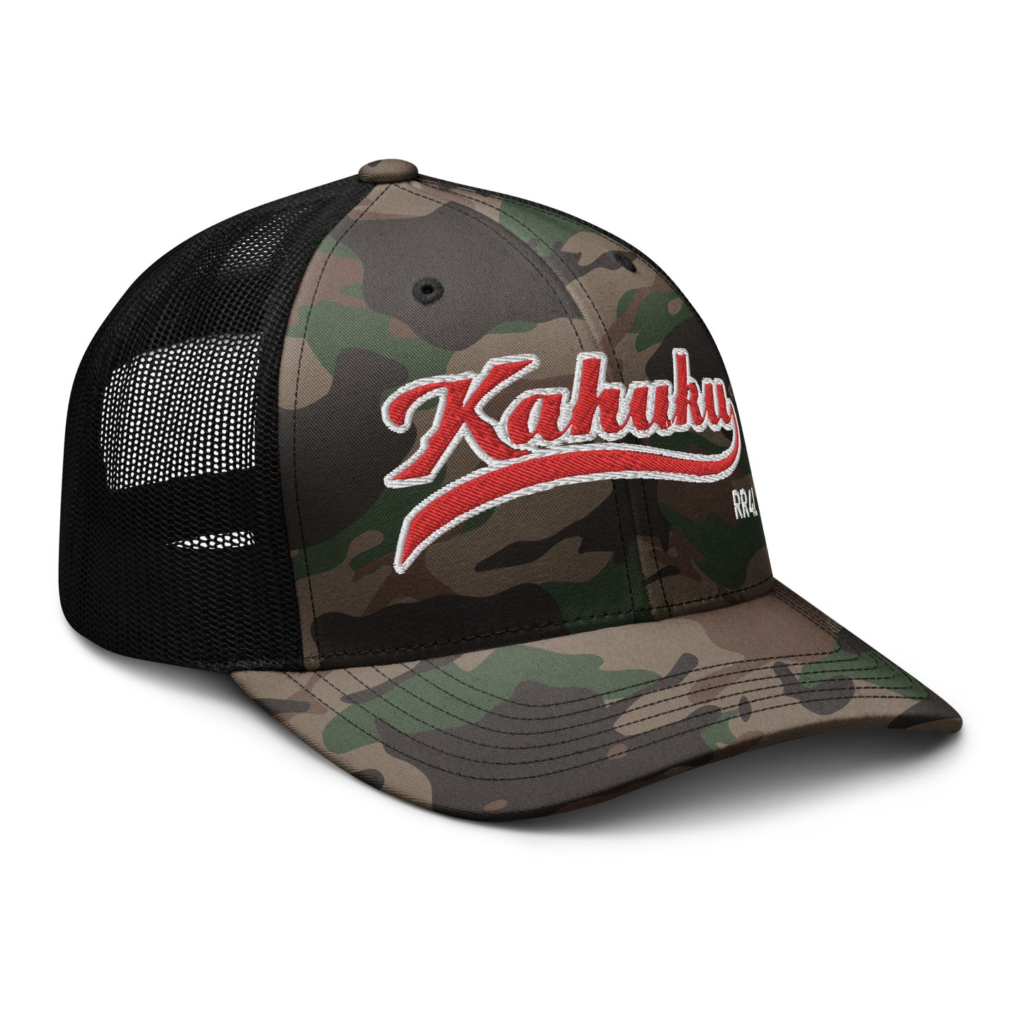 Kahuku Camouflage trucker hat