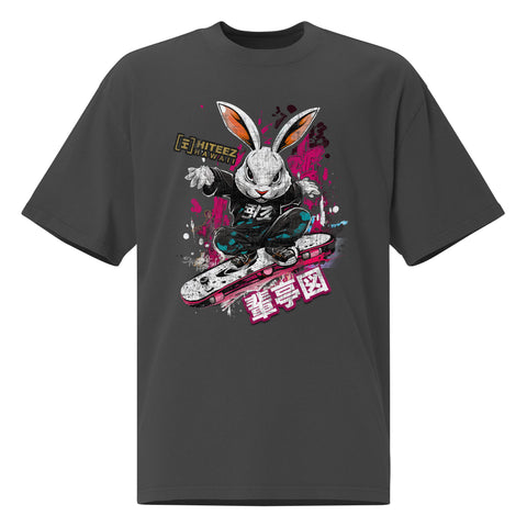 HiTeez Rabbit Oversized faded t-shirt