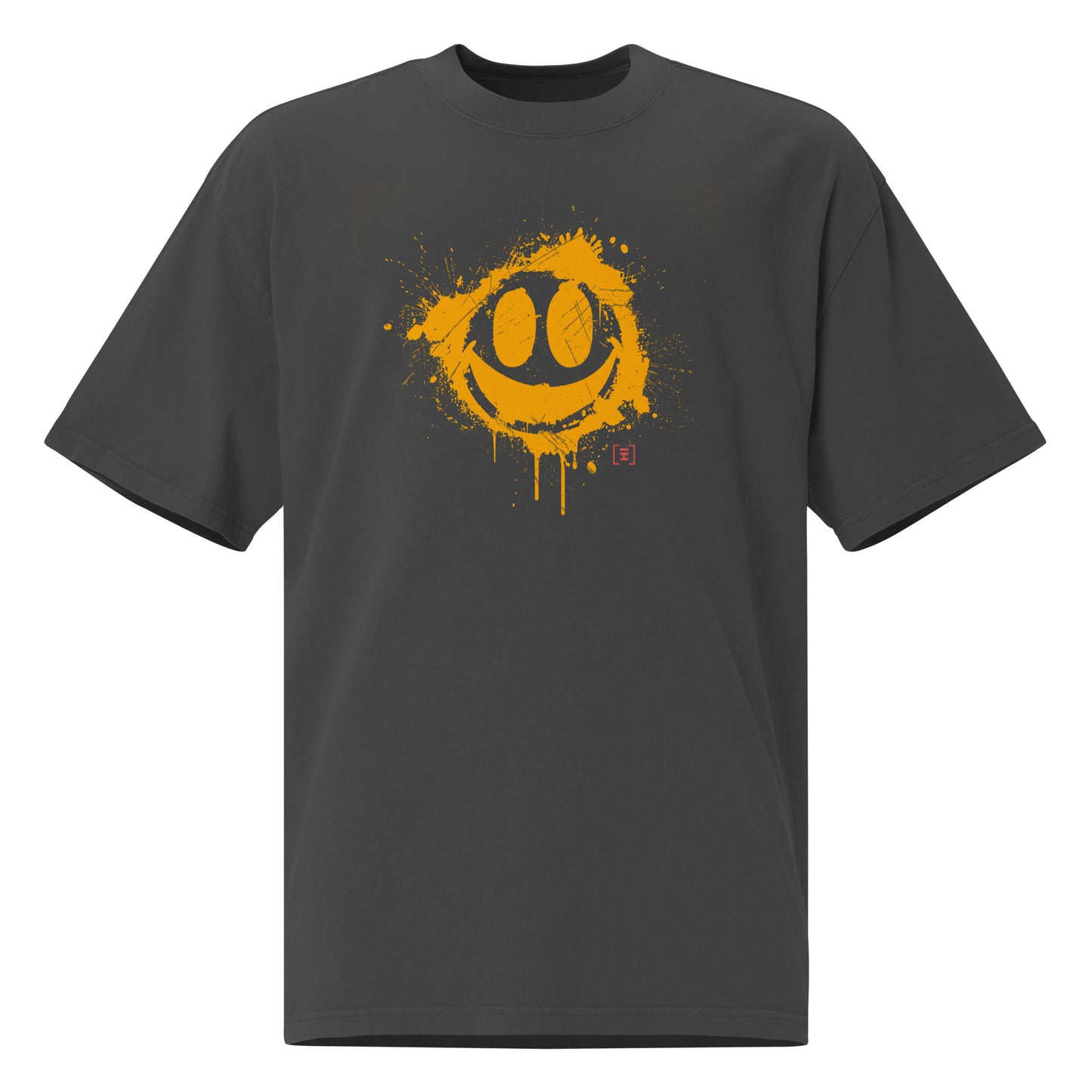 HiTeez Smile  Oversized faded t-shirt