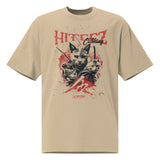 HiTeez Ninja Cats Oversized faded t-shirt