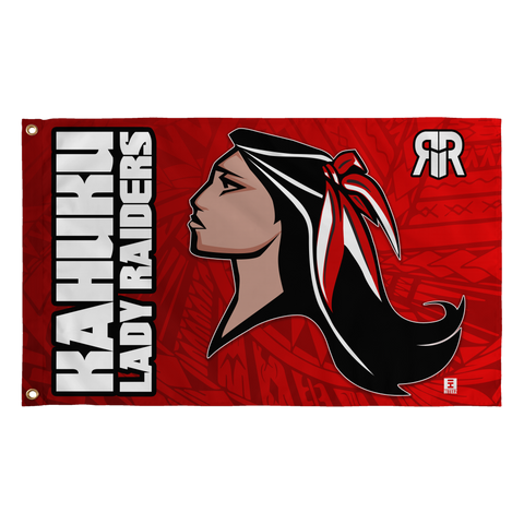 Kahuku Lady Raiders Flag - Large